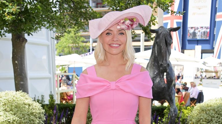 Holly Willoughby's pink Royal Ascot dress