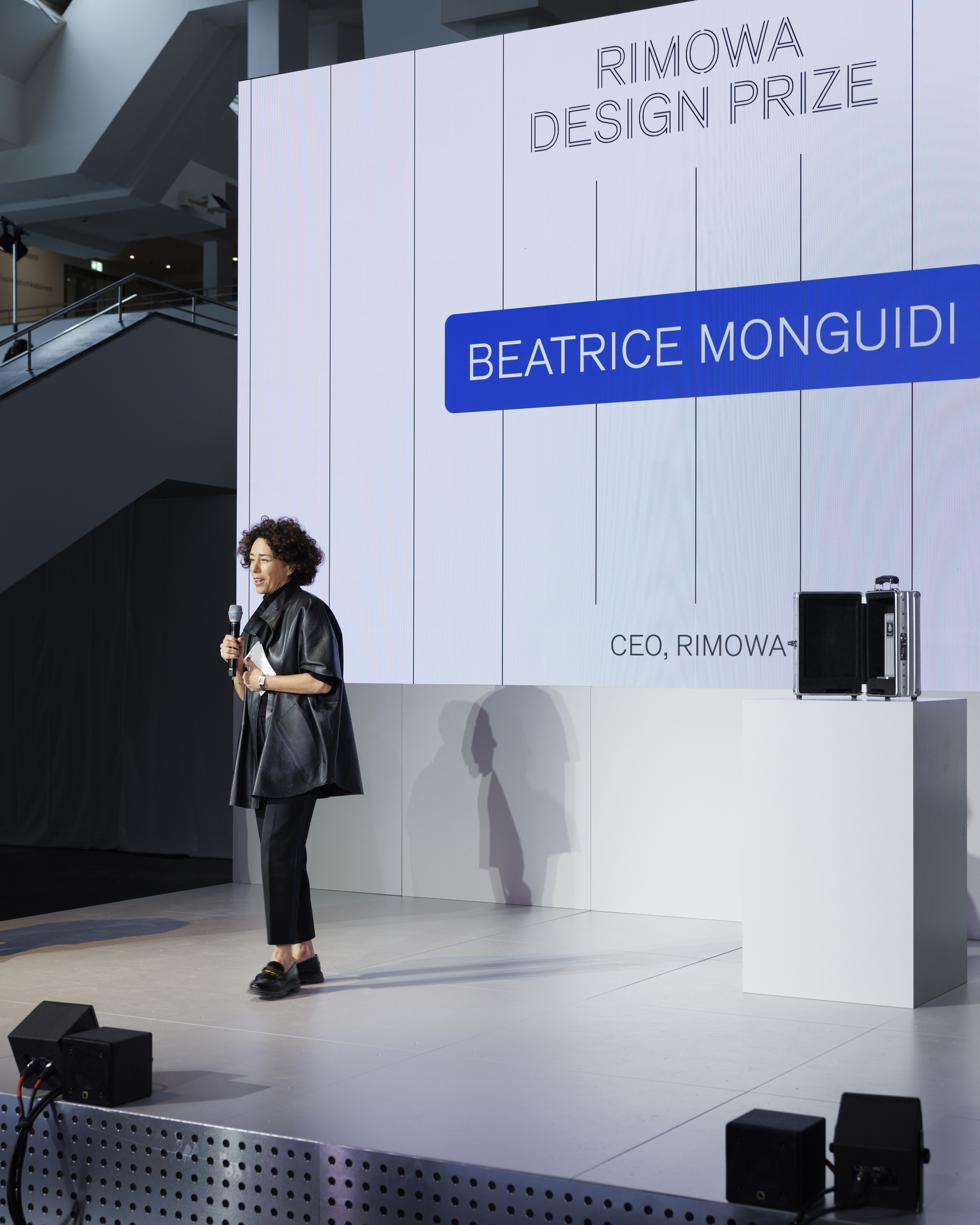 Beatrice Monguidi at the Rimowa Design Prize ceremony 2026