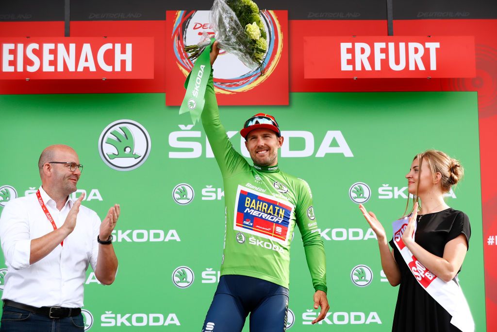 Colbrelli takes the green jersey
