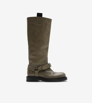 Bottes Saddle En Cuir (loch) - Femme | Site Officiel Burberry®