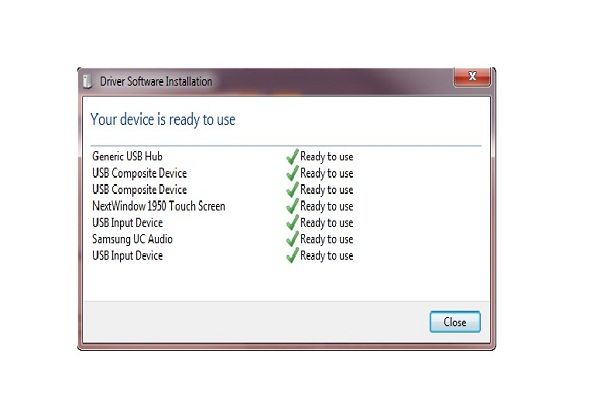 Samsung Lapfit LD220Z - installing two drivers