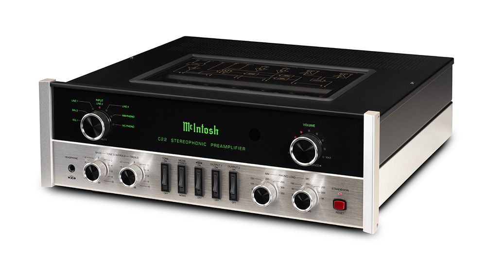  McIntosh replaces anniversary designs with C22 Mk V and MC1502 valve amps