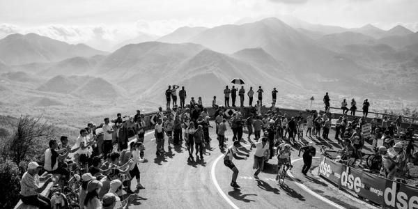 Stage 8 to Lago Laceno saw the race's first uphill finish