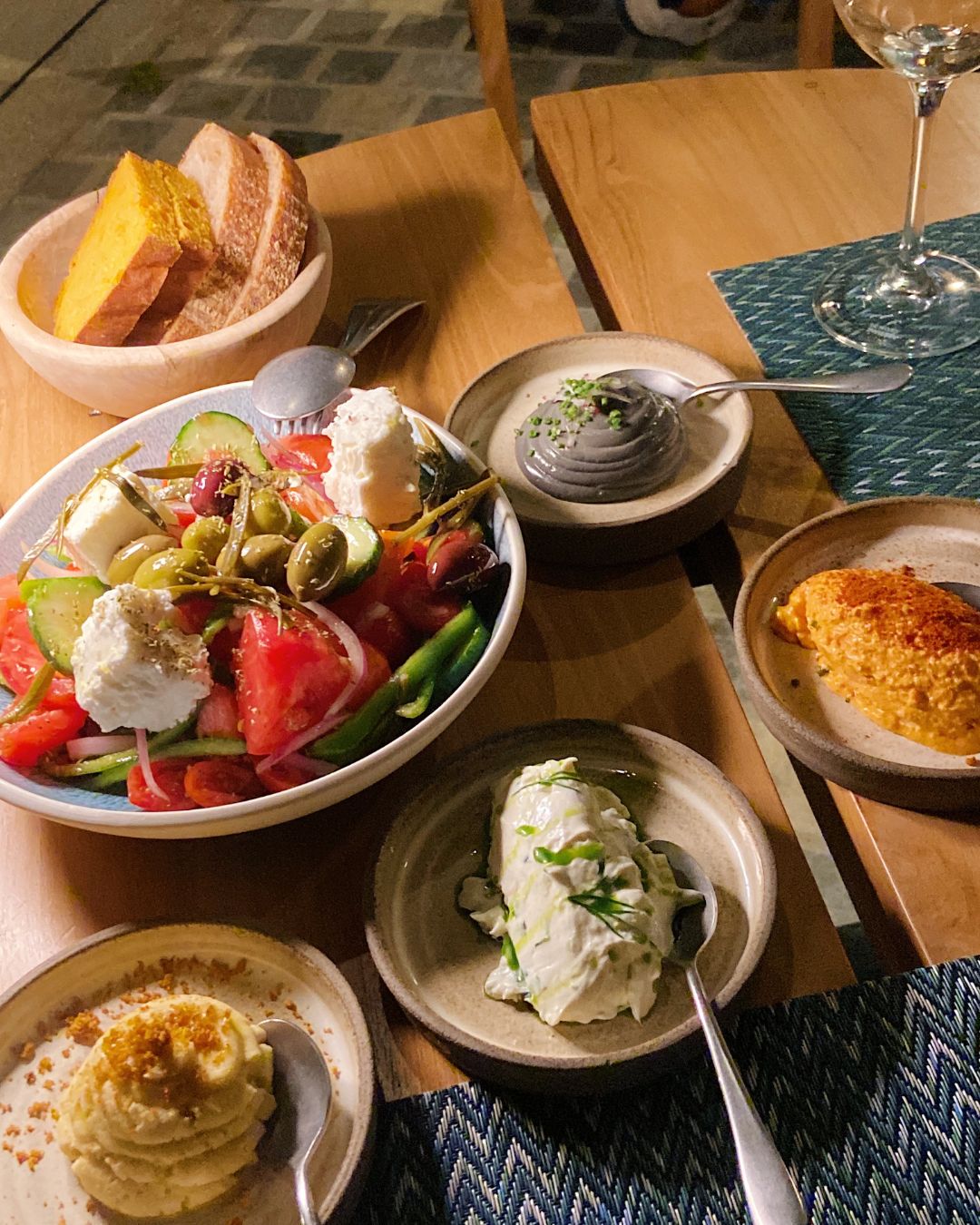 W Costa Navarino review: The greek salad
