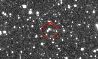 An image of then-asteroid 2019 LD2 taken from a Las Cumbres Observatory telescope at Cerro Tololo in Chile on June 11, 2019.