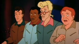 The team on The Real Ghostbusters