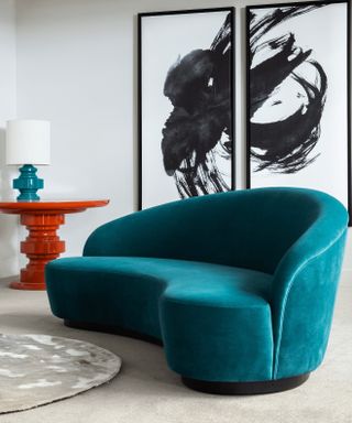 Hamilton Conte curved sofa