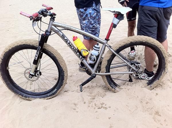 Milton Ramos' bike was the best bike in the race for the sand