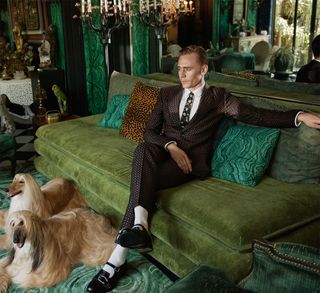 Tom Hiddleston in Gucci's new SS17 Cruise collection