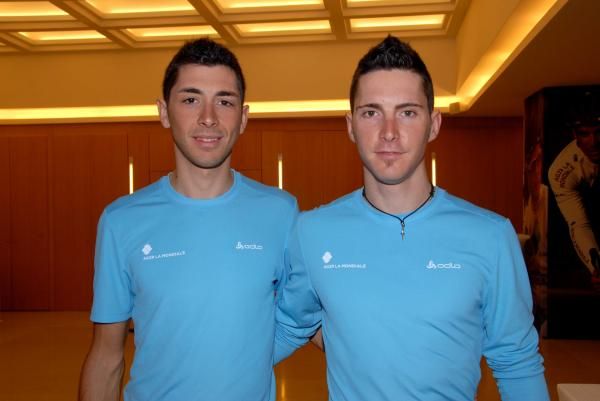 Italians Matteo Montaguti and Manuel Belletti