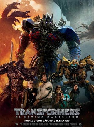 This recent Transformers poster is another casualty of the scrapbook-style approach