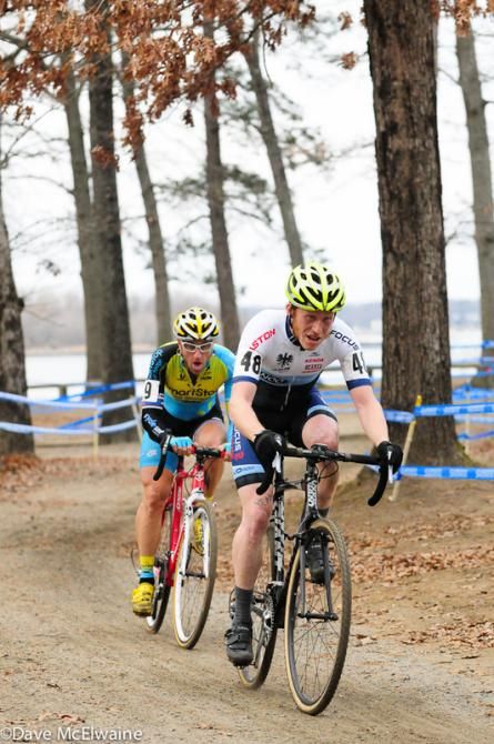 Stephen Hyde (West Florida Wheelmen) leading Myerson
