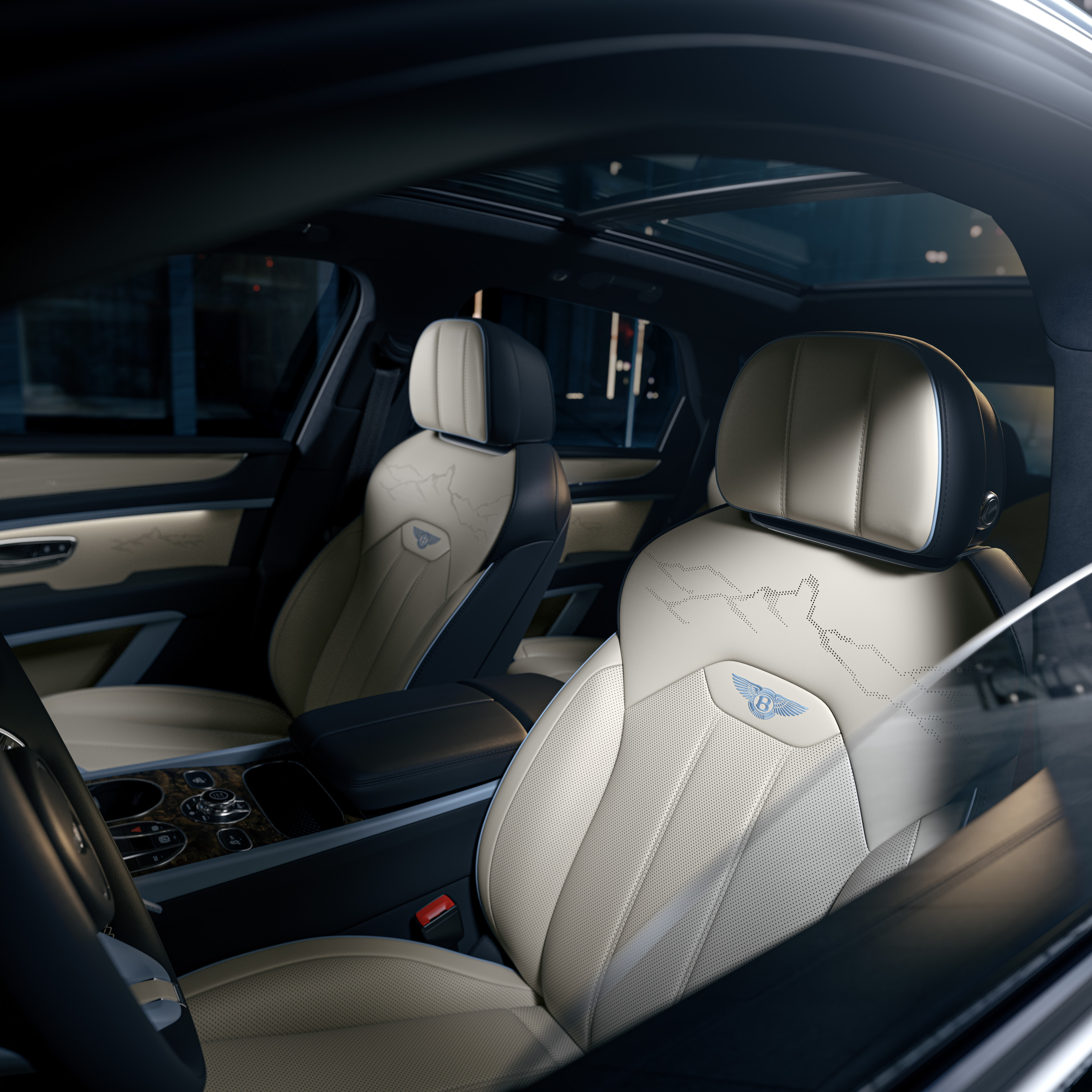 Interior details, Bentley Bentayga Artenara Edition