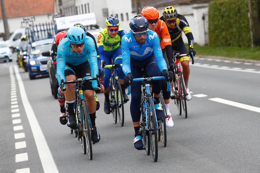 Truls Korsaeth (Astana Pro Team) and Nelson Oliveira (Movistar)