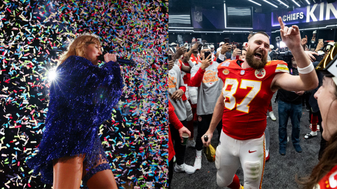 Taylor Swift and Travis Kelce