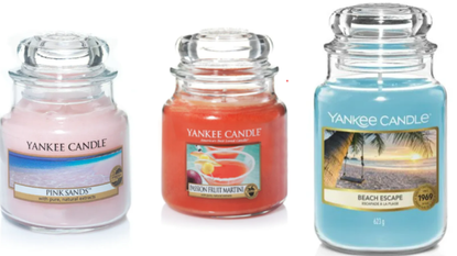 Yankee Candles selling for 1p