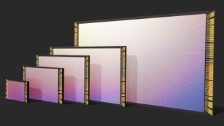 Sensor sizes compared - 1/7in, 1in, Micro Four Thirds, APS-C, and Full-Frame