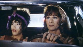 John Leguizamo and Patrick Swayze in drag as they appear in the trailer for Too Wong Foo Thanks For Everything Julie Newmar.