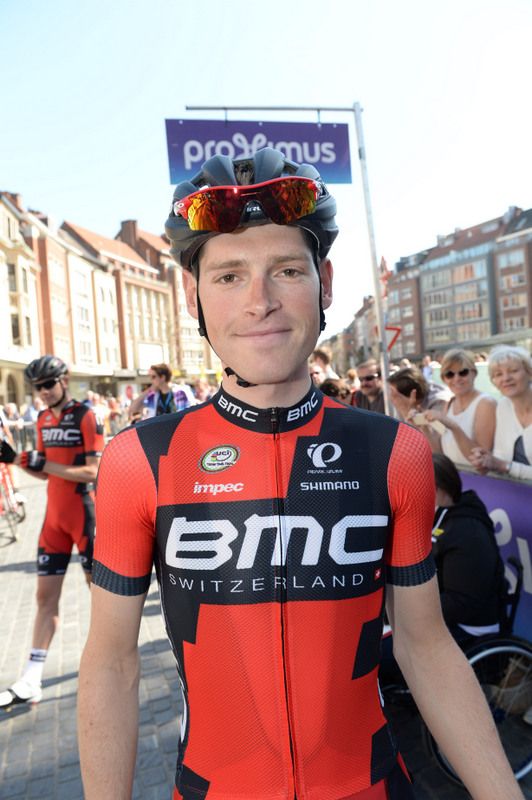 Winner Ben Hermans (BMC) before the race got underway