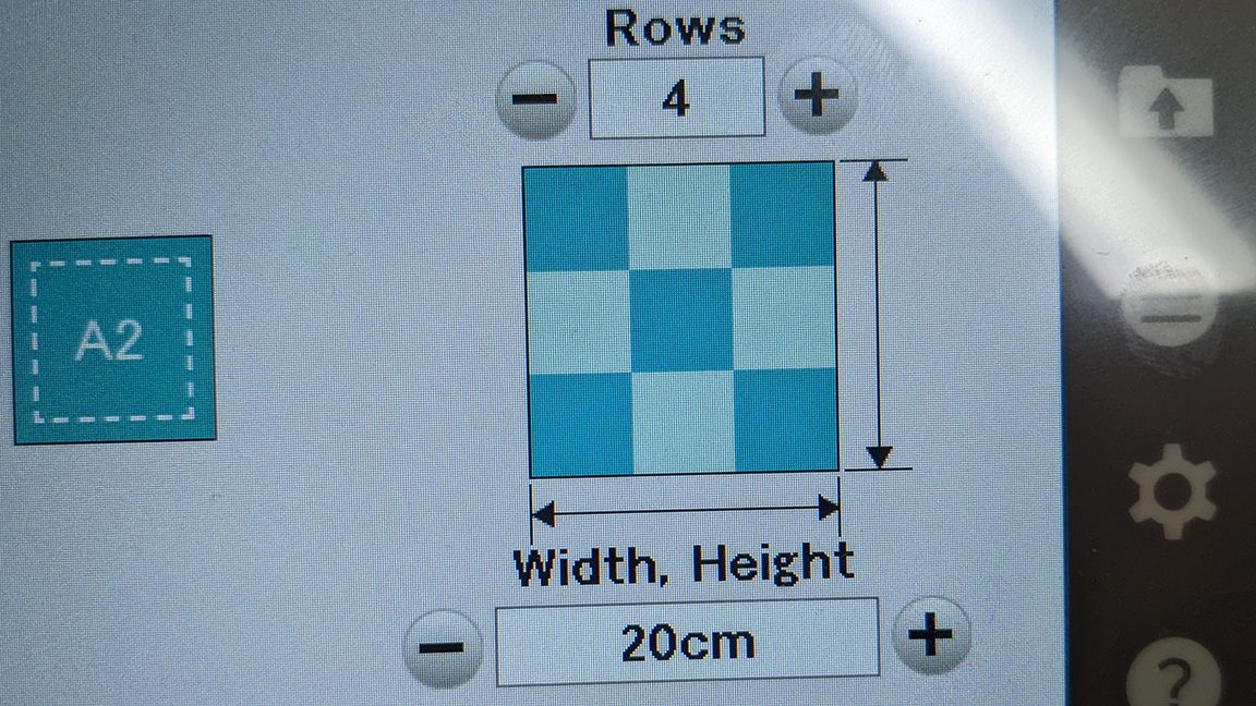 Janome Continental M7 review, pattern calculator