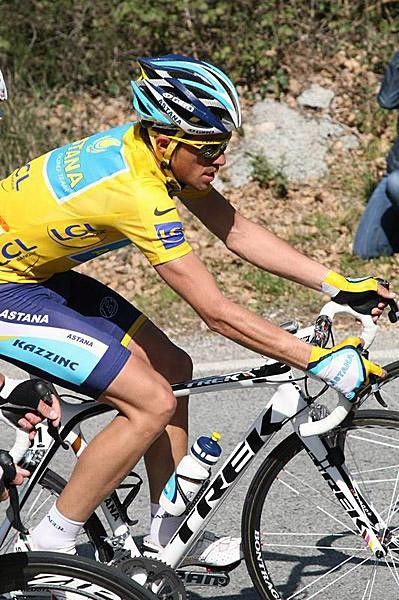 Astana's Alberto Contador had an off day on stage seven.
