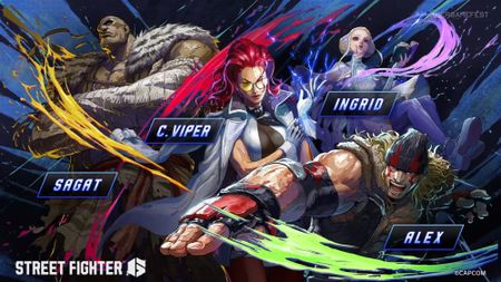 Street Fighter 6 DLC season 3 featuring Sagat C.Viper, Ingrid, and Alex 