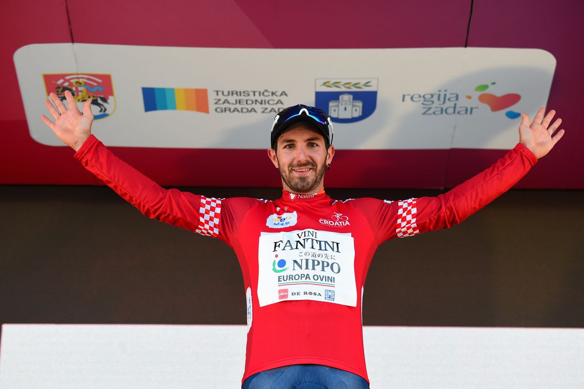 Eduard Grosu (Nippo-Vini Fantini) took the race lead in Croatia on stage 2