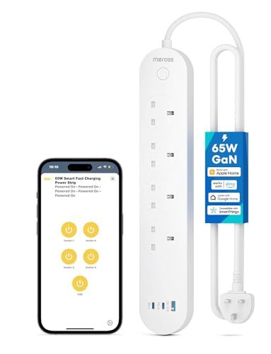Smart Power Strip with 65w GaN Fast Charger