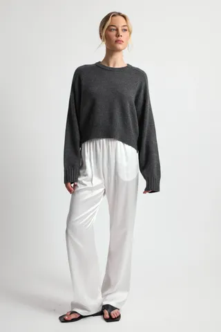 Almina Concept, Cropped Wool Sweater