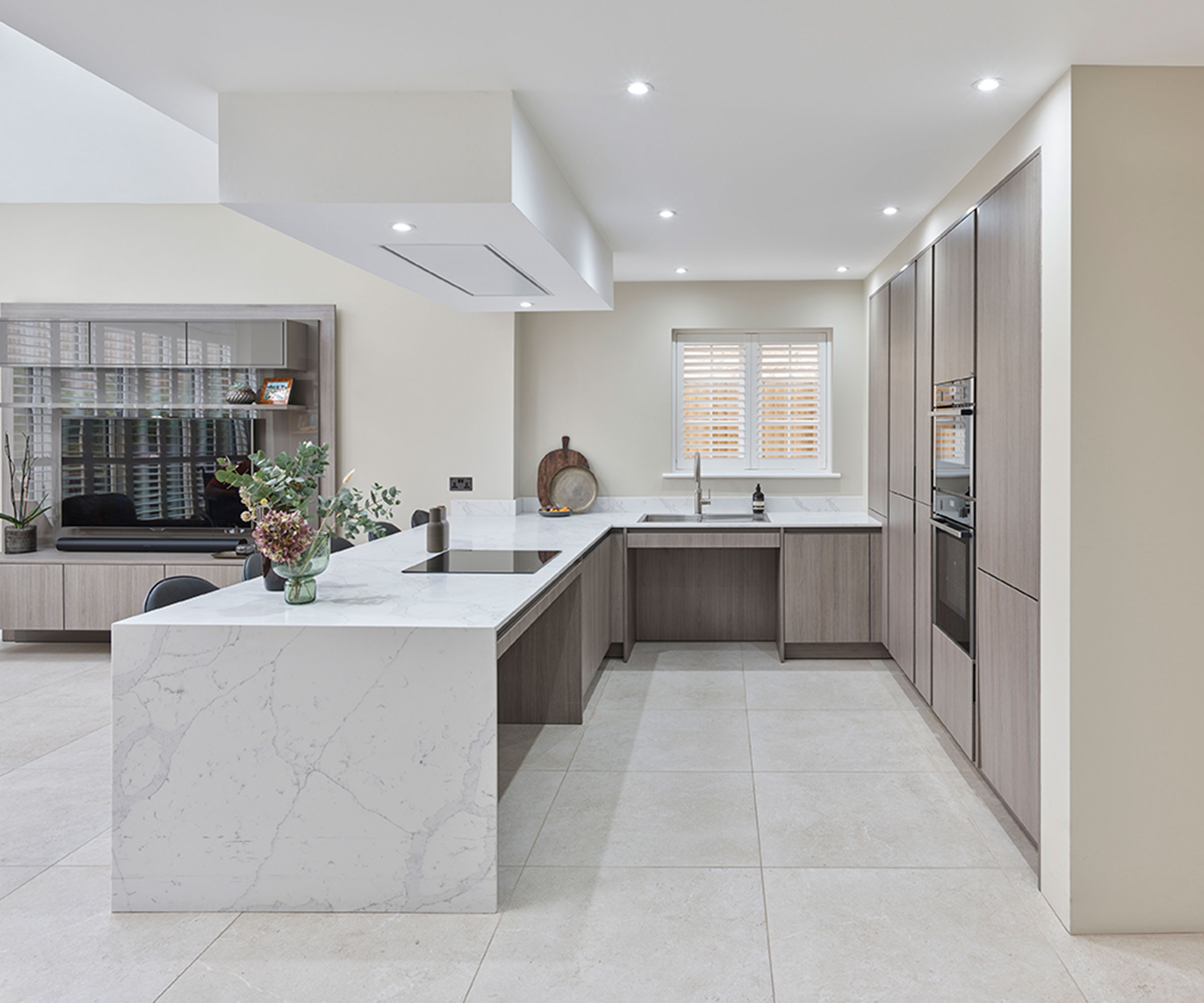 modern accessible kitchen with wheelchair space