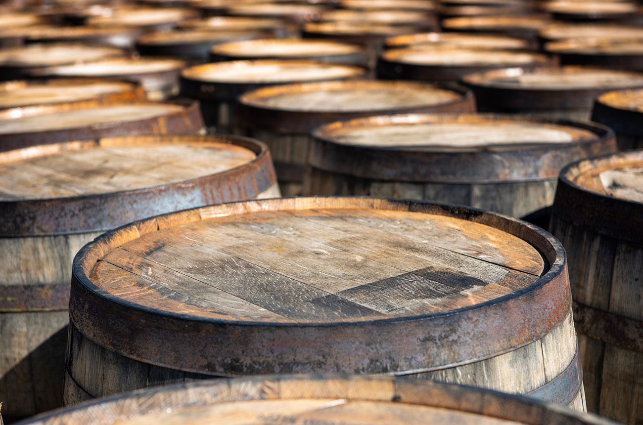 whisky barrels