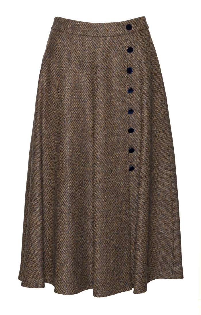 Ladies Tweed Swing Skirt