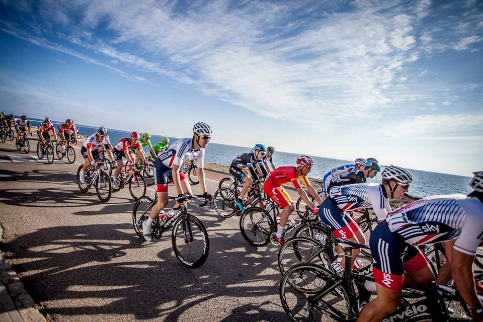 The sun was out for the Challenge Mallorca races