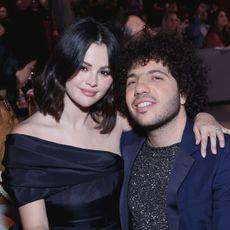 Selena Gomez and Benny Blanco attend an Annual Rare Impact Fund Benefit Supporting Youth Mental Health in 2024