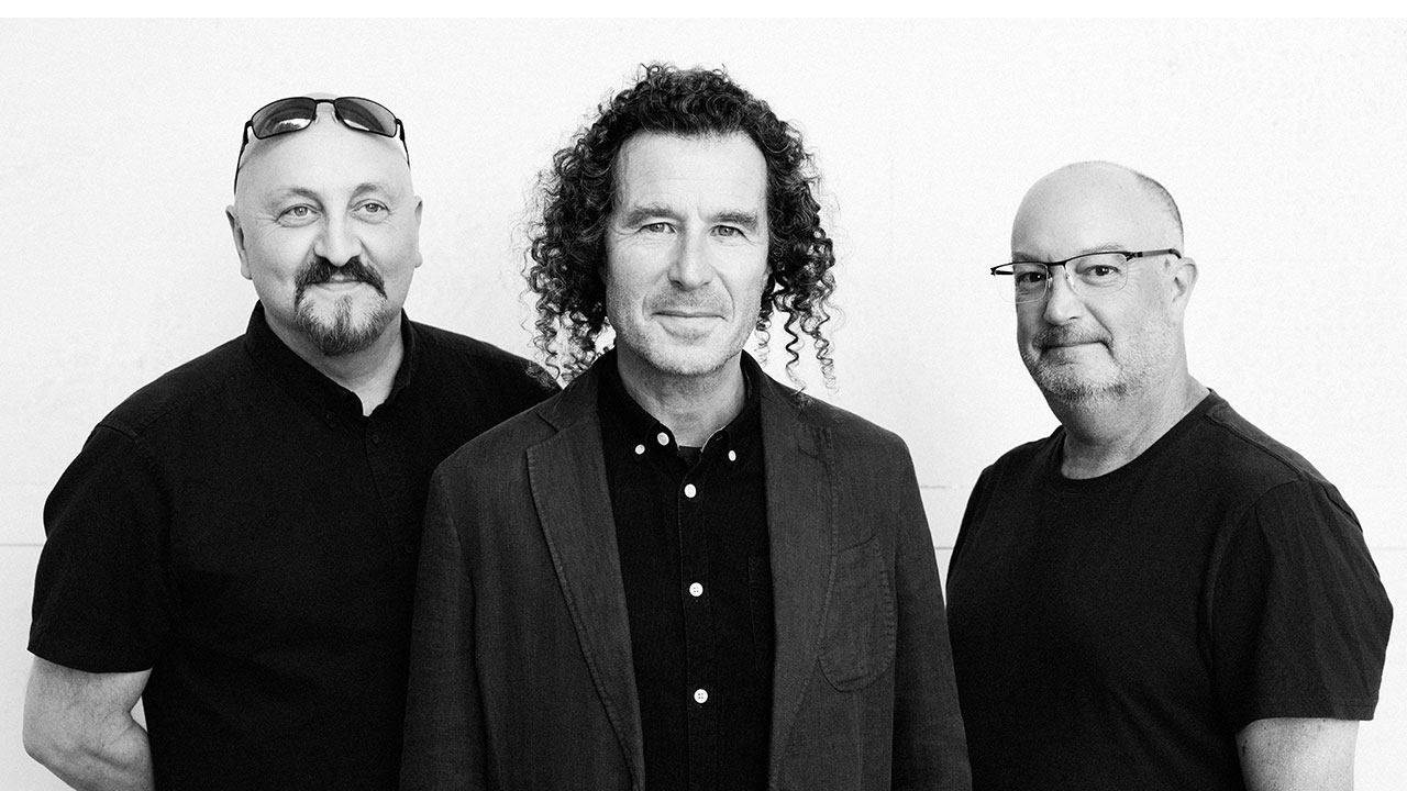 Former Porcupine Tree members Colin Edwin and Chris Maitland and Jon Durant