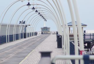 Southport pier, one of the places to go on a day out in the north west of England