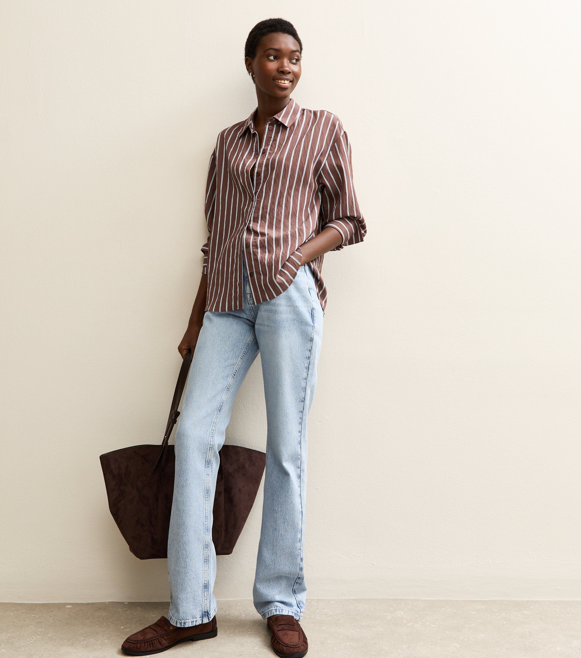 Tall Light Blue Anica Straight Leg Jeans