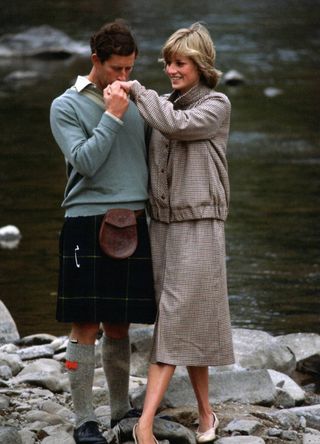 Princess Diana and Prince Charles on their honeymoon in Hampshire