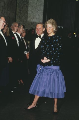 Princess Diana in Jacques Azagury
