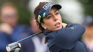 Georgia Hall competing in the 2023 US Women's Open