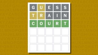 Wordle answer for game 942 on a yellow background