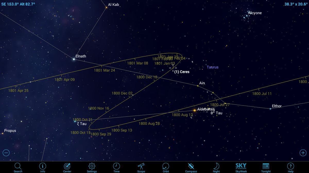 How to Spot an Asteroid with Mobile Astronomy Apps | Space