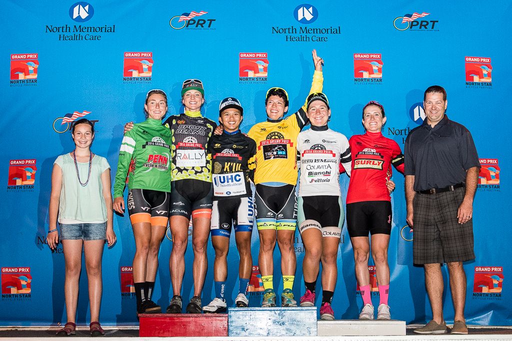 Penn Cycle Top Amateur - Kathryn Buss (Medica Collegiate), Sport Beans Queen of the Hill - Erica Allar (Rally Cycling), K'ul Chocolate Sprint - Coryn Rivera (United Healthcare), Race Leader - Brianna Walle (Team TIBCO-SVB), Greg Lemond Best Young Rider - Lauretta Hanson (Colavita/Bianchi), Surly Most Aggressive - Ellen Noble (North Memorial Health Care).