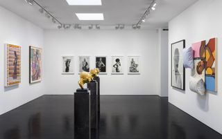Sculptures and paintings at Talisman Stephen Friedman Gallery