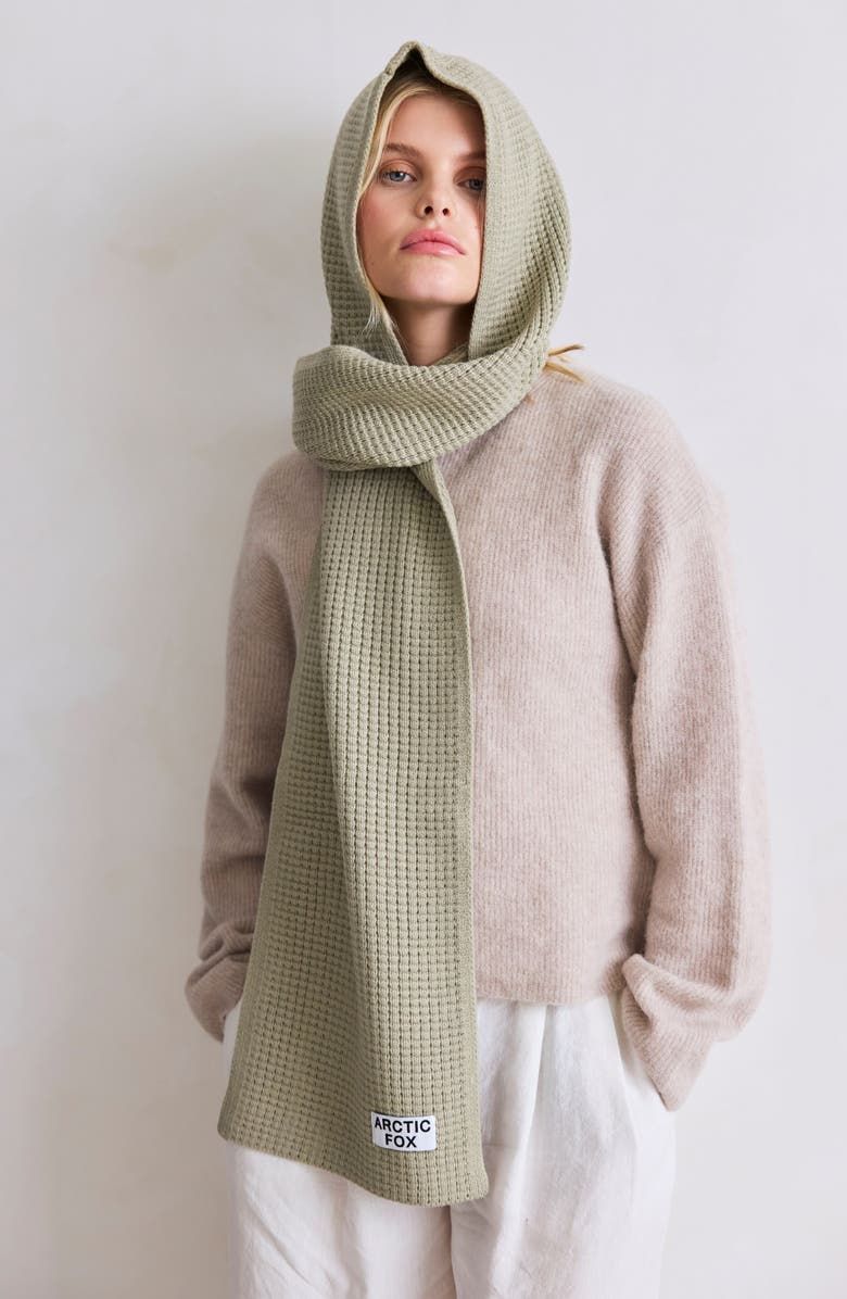 The Recycled Bottle Hooded Scarf
