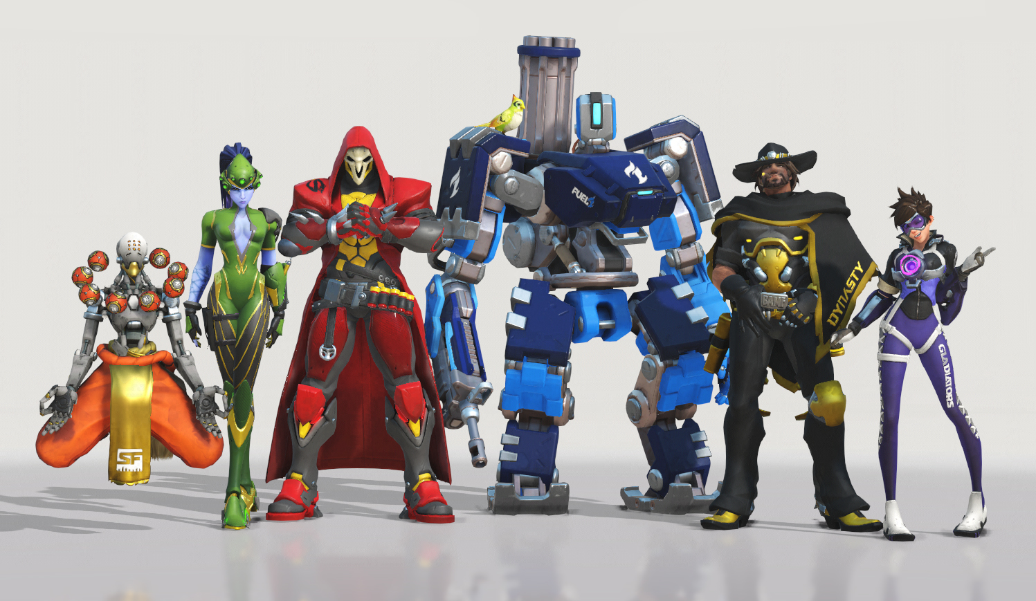 Overwatch League on X: You can get all four of these skins by