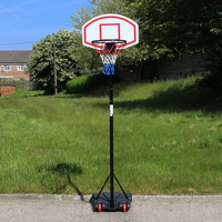 URBN-TOYS Outdoor Basketball Hoop &amp; Net Set |