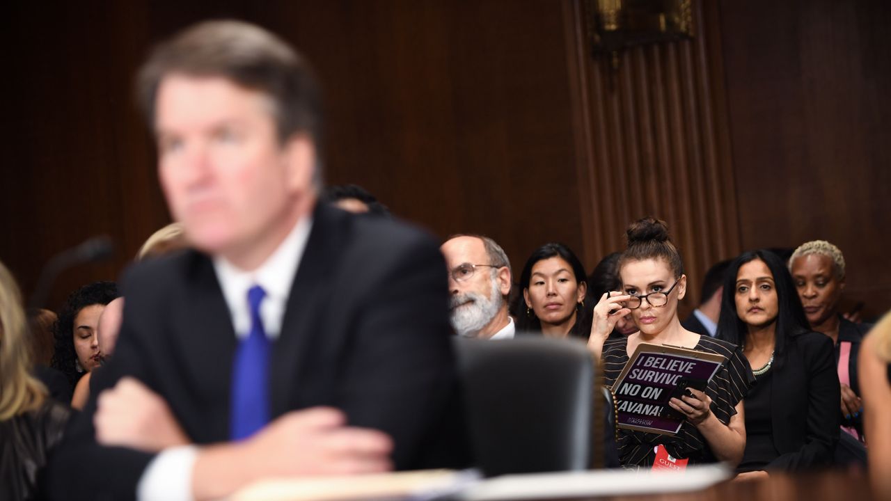 Alyssa Milano, Brett Kavanaugh