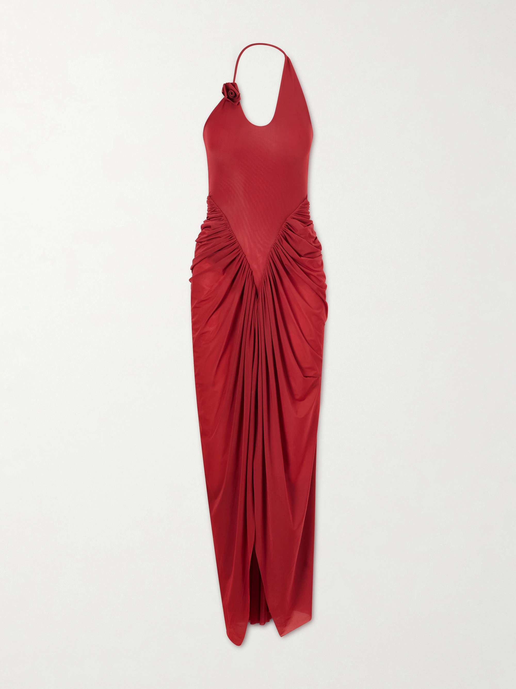 Vestalia Draped Jersey Maxi Dress