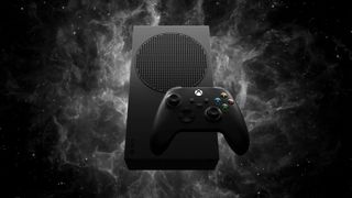 The Xbox Series S in black with a 1TB SSD.